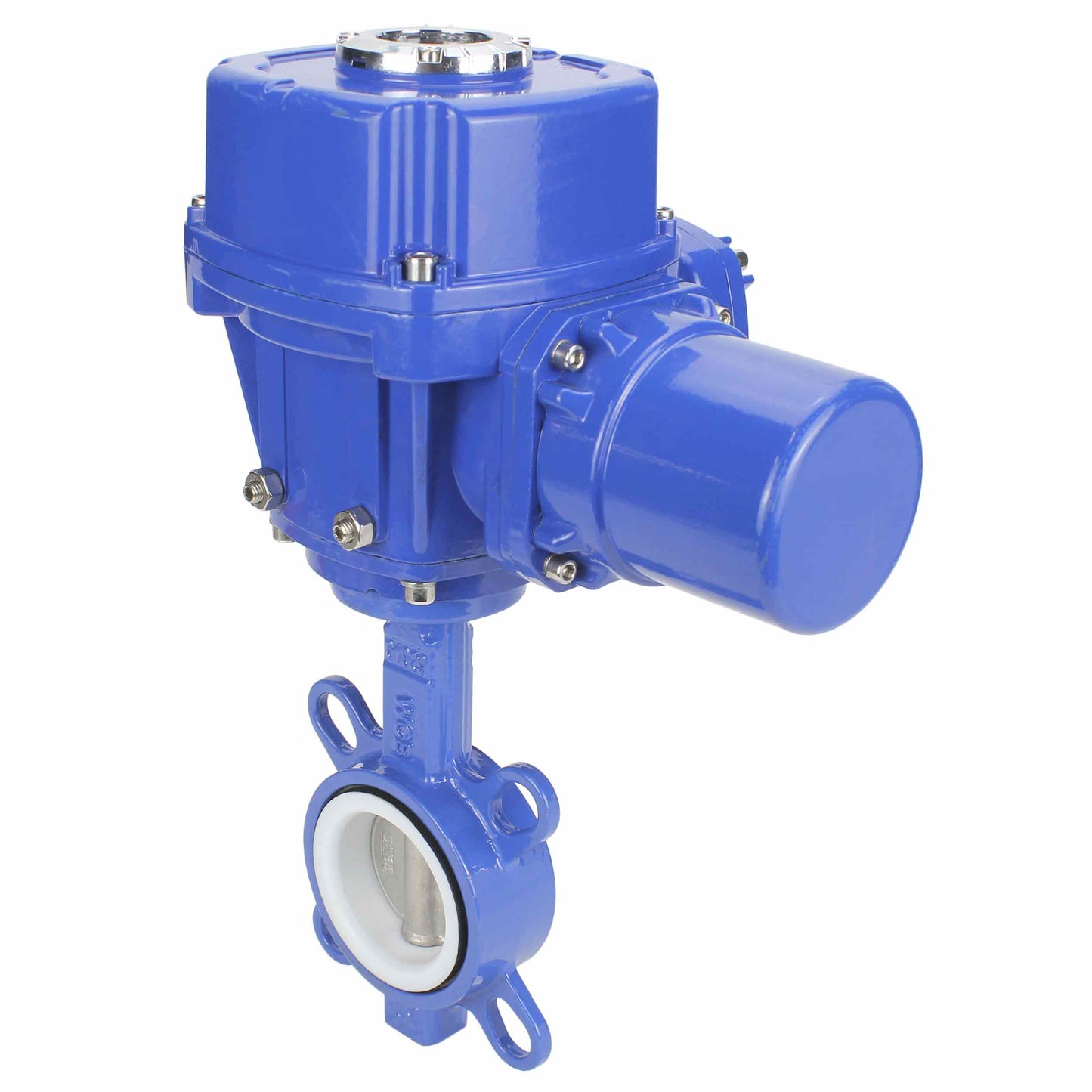 Water Butterfly Valve DNOVA WCB-316L-PTFE body material - Carbon steel WCB, disk material - Stainless steel AISI 316L, seal - PTFE with 1/4-turn electric actuator DNOVA QT-W (M) 220V