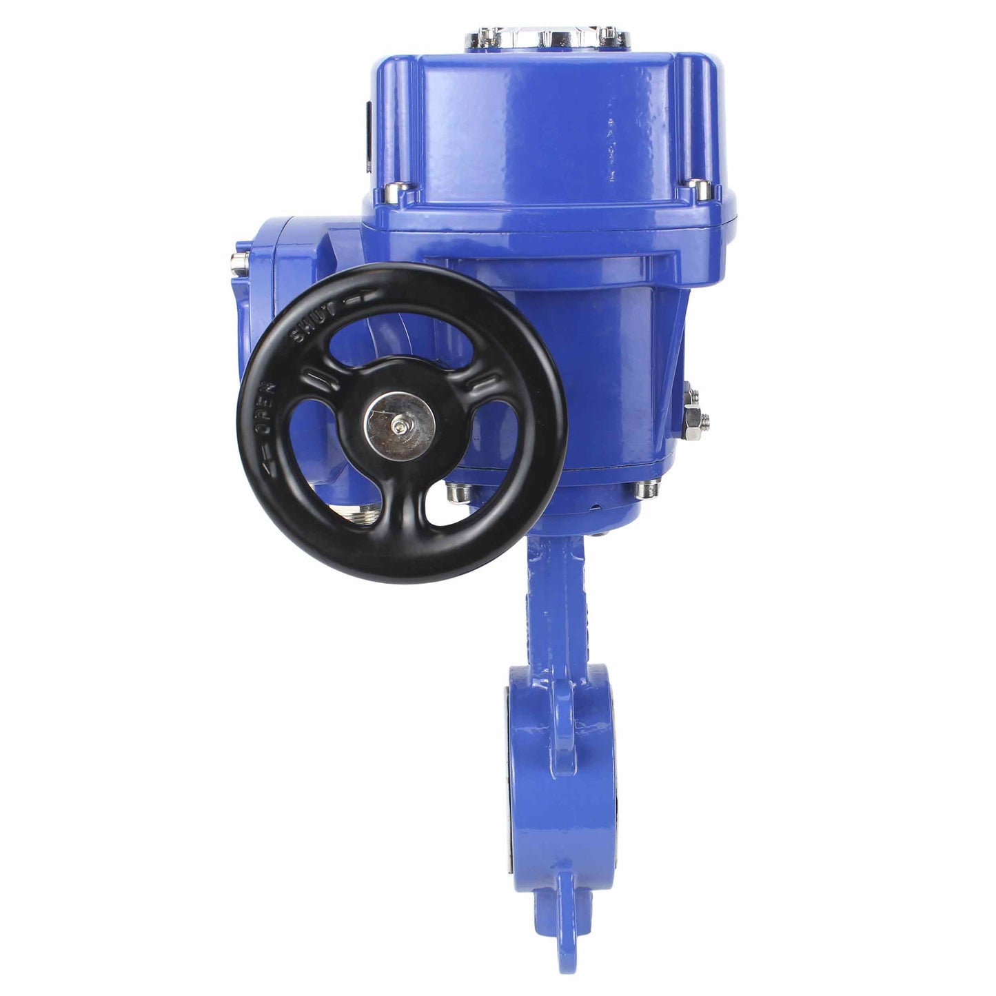 Water Butterfly Valve DNOVA WCB-316L-PTFE body material - Carbon steel WCB, disk material - Stainless steel AISI 316L, seal - PTFE with 1/4-turn electric actuator DNOVA QT-W (M) 220V