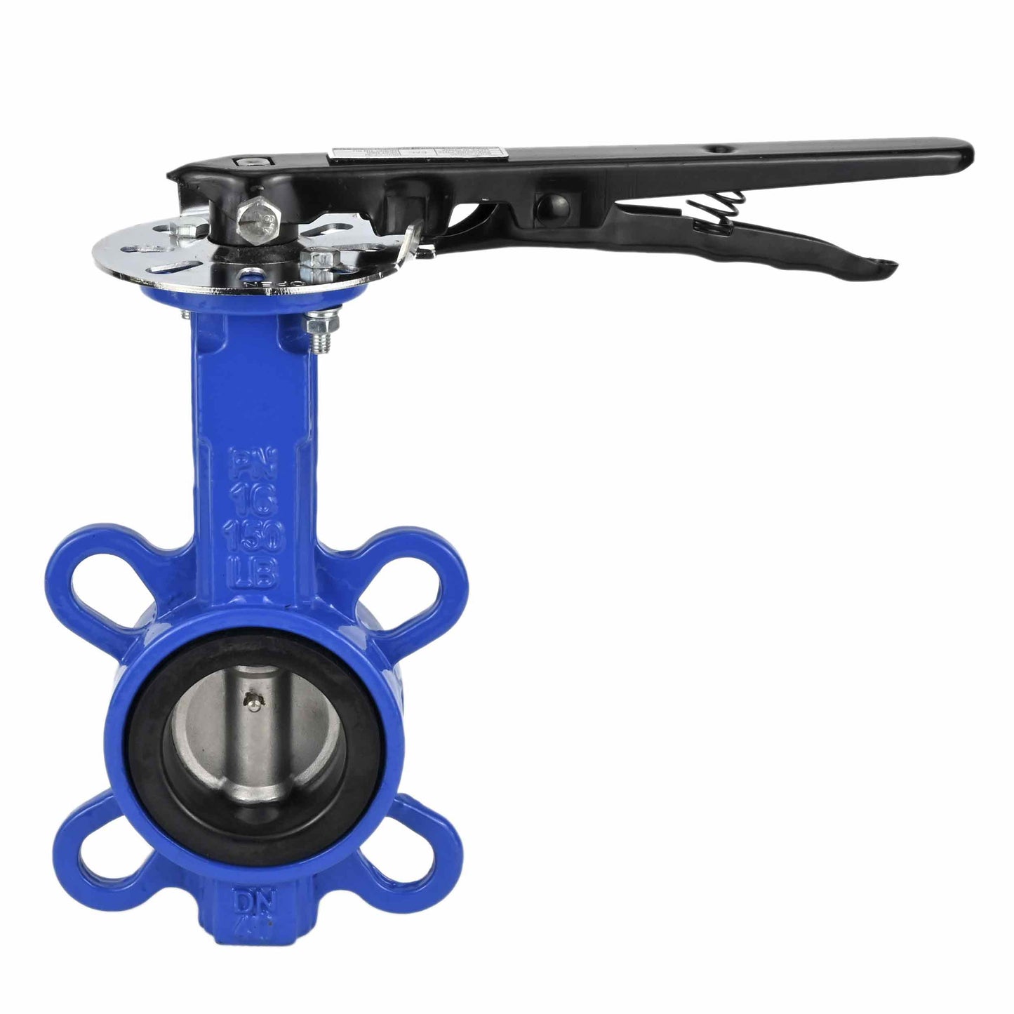 Water Butterfly Valve DNOVA WBV1132N-2W-Fb-H PN16, body material - cast iron GG25, disk material - stainless steel 316L, seal - NBR, handwheel operated
