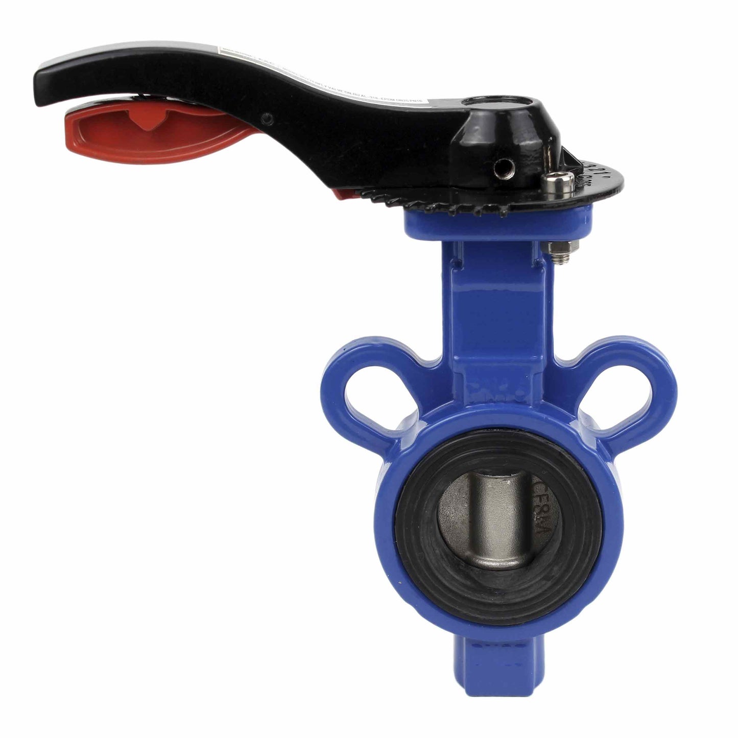 Water Butterfly Valve DNOVA WBV0232E-2W-Fb-H PN16, body material - aluminium alloy, disk material - stainless steel 316L, seal - EPDM, handwheel operated