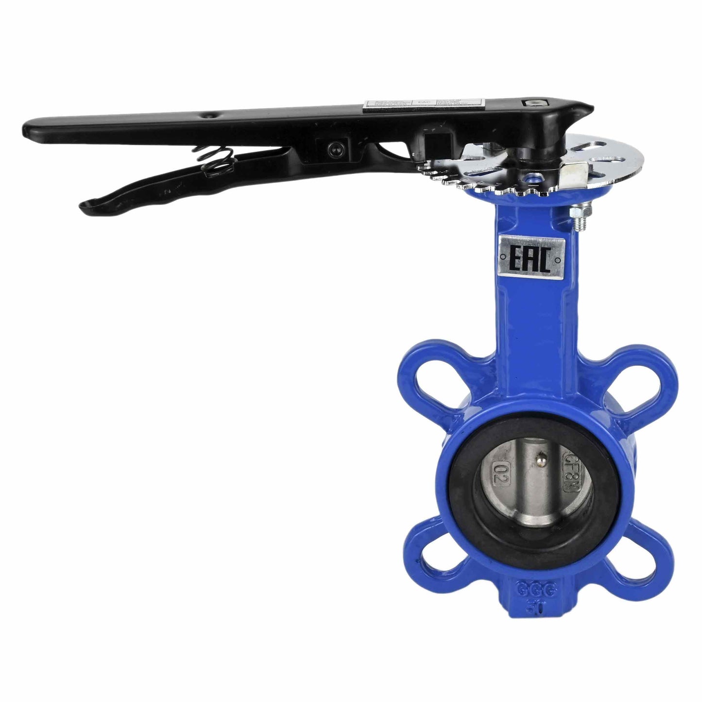 Water Butterfly Valve DNOVA WBV1132N-2W-Fb-H PN16, body material - cast iron GG25, disk material - stainless steel 316L, seal - NBR, handwheel operated