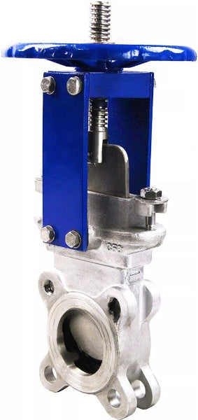 Gate valves DNOVA GVKR3131M-1W-Fb-S-WENZ single-sided, flanged, body - stainless steel 304, gate - stainless steel 304, seal - metal, control - hand wheel, WENZ