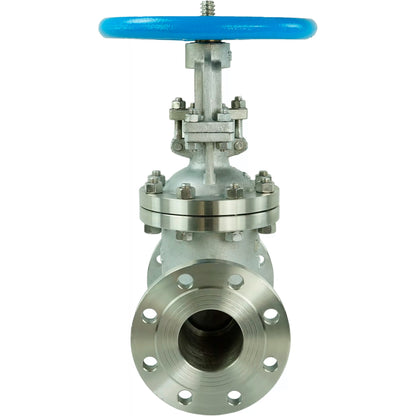 Wedge gate valve DNOVA GAIR GVWR3131M-2W-F-S, body material - stainless steel AISI 304, wedge material - stainless steel AISI 304, seal - metal, handwheel