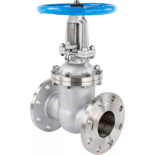 Wedge gate valve DNOVA GAIR GVWR3131M-2W-F-S, body material - stainless steel AISI 304, wedge material - stainless steel AISI 304, seal - metal, handwheel