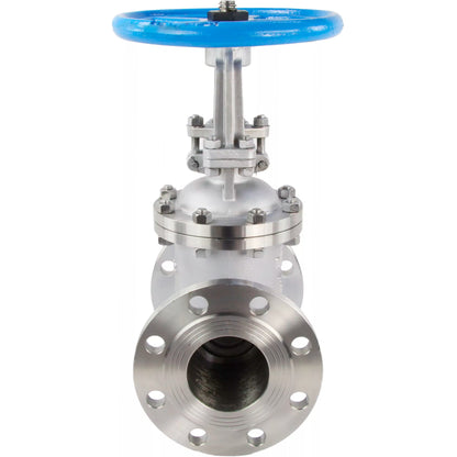 Wedge gate valve DNOVA GAIR GVWR3131M-2W-F-S, body material - stainless steel AISI 304, wedge material - stainless steel AISI 304, seal - metal, handwheel