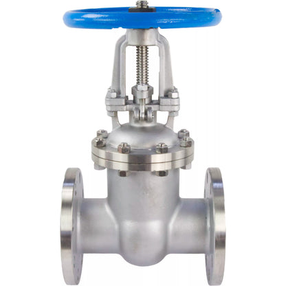 Wedge gate valve DNOVA GAIR GVWR3131M-2W-F-S, body material - stainless steel AISI 304, wedge material - stainless steel AISI 304, seal - metal, handwheel