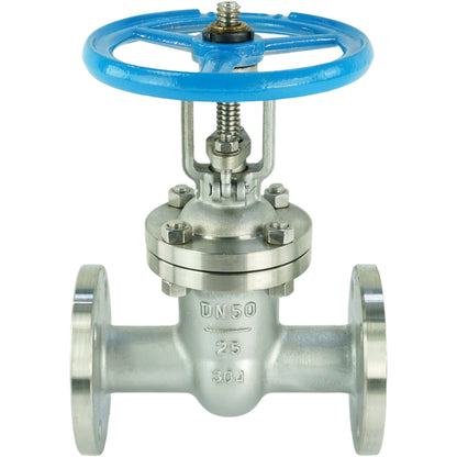 Wedge gate valves DNOVA GVWR3131M-2W-F-S flanged, body - stainless steel 304, seal - metal, with GAIR steering wheel