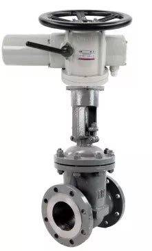 Wedge valves 30s941nzh DNOVA GAIR GVWR2121M-2W-F-OST flanged, body - steel 25L, wedge material - steel 25L, seal - metal, with OST flange, round stem, with electric drive DNOVA MT-N-xEM- O2-220VAC-U1 220V