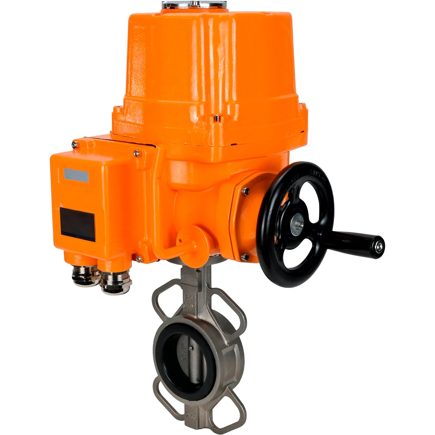 Water Butterfly Valve DNOVA 316l-316l-epdm-DNOVA-ex-110/220, body material - stainless steel AISI 316L, disk material - stainless steel AISI 316L, seal - EPDM, electric actuator operated