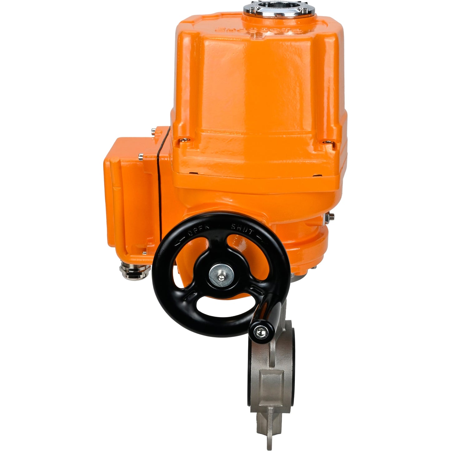 Water Butterfly Valve DNOVA 316l-316l-epdm-DNOVA-ex-110/220, body material - stainless steel AISI 316L, disk material - stainless steel AISI 316L, seal - EPDM, electric actuator operated
