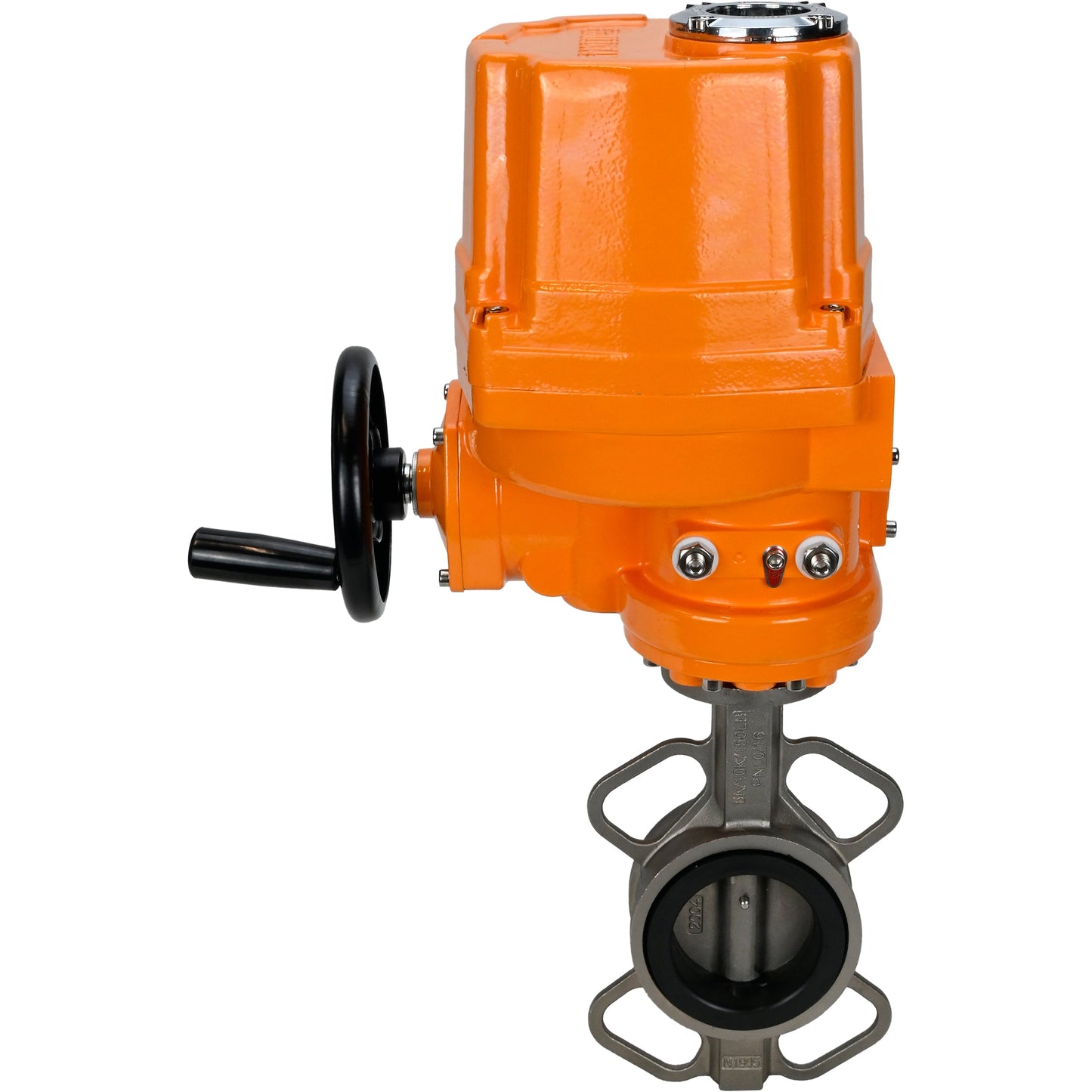 Water Butterfly Valve DNOVA 316l-316l-epdm-DNOVA-ex-110/220, body material - stainless steel AISI 316L, disk material - stainless steel AISI 316L, seal - EPDM, electric actuator operated
