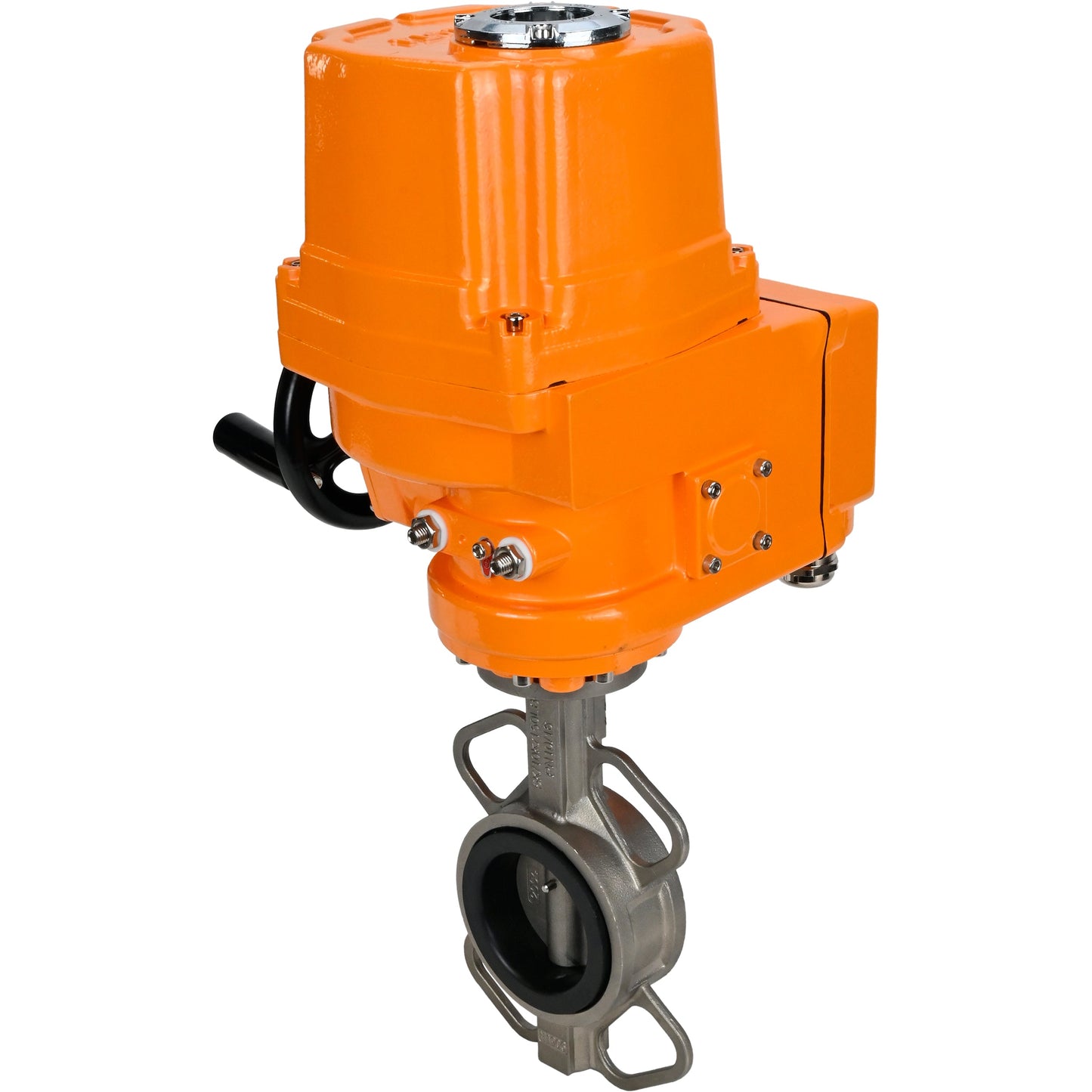 Water Butterfly Valve DNOVA 316l-316l-epdm-DNOVA-ex-110/220, body material - stainless steel AISI 316L, disk material - stainless steel AISI 316L, seal - EPDM, electric actuator operated