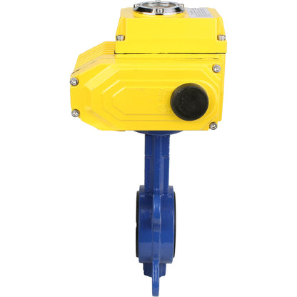 Water Butterfly Valve DNOVA ggg50-316l-epdm-DNOVA-110/220, body material - cast iron GGG50, disk material - stainless steel AISI 316L, seal - EPDM, electric actuator operated