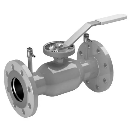 Válvulas de bola de control DNOVA BVR3232P(1pc)-SP-FH acero inoxidable 316, paso estándar, bridadas, con manija, con boquillas