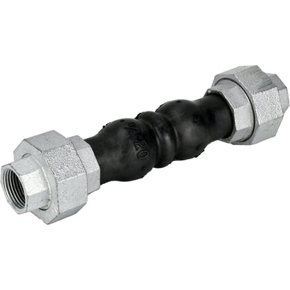 وصلات التمدد المطاطية DNOVA CR-N17-T PN16، ملحق مطاطي (جسم) - NBR، نوع التوصيل - ملولب، مادة العنصر الملولب - حديد زهر مجلفن