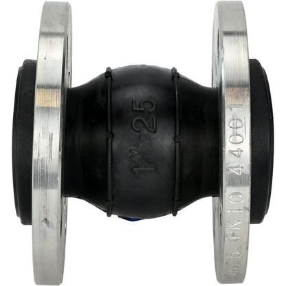 مُعوِّض مطاطي DNOVA CR-E25-F PN16، ملحق مطاطي (جسم) - EPDM، نوع التوصيل - ذو شفة، مادة الشفة - فولاذ كربوني مجلفن