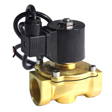 Two way normally closed direct acting electric solenoid valve DNOVA DHDF11-РќР— F 110/220V, body material - brass, seal - NBR