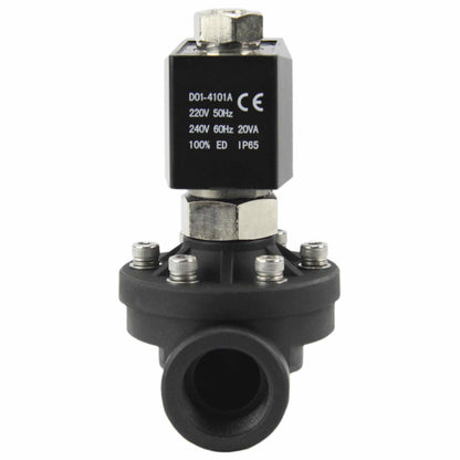 Two way normally closed Semi-direct acting electric solenoid valve DNOVA DW-51-РќР— VITON G 24V, body material - Nylon 66, seal - Viton