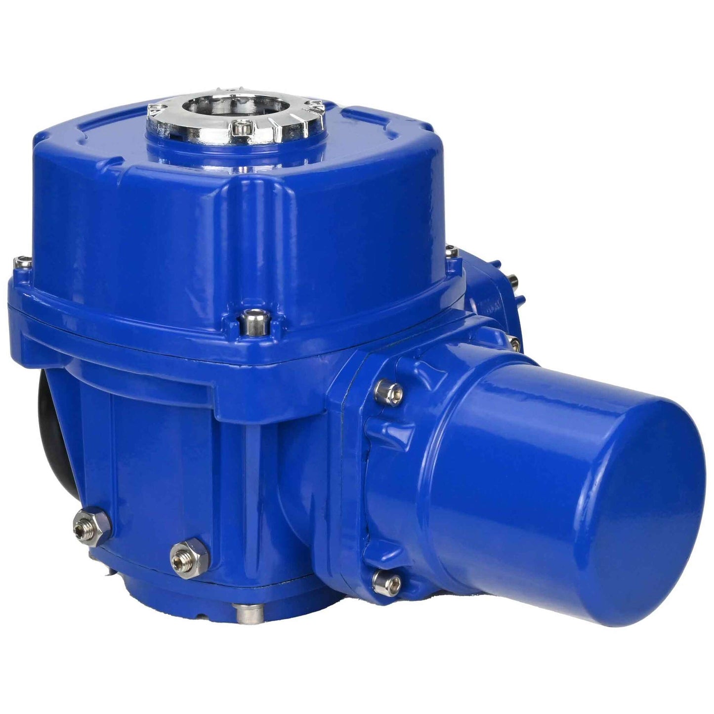 Quarter-turn electric actuator DNOVA QT-W (M)-005-500 with torque coupling and steering wheel 380V