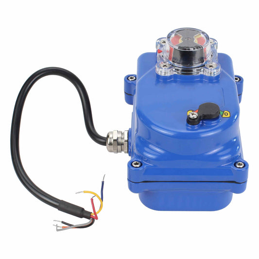 Quarter-turn electric actuator DNOVA QT BLUE 003 12V