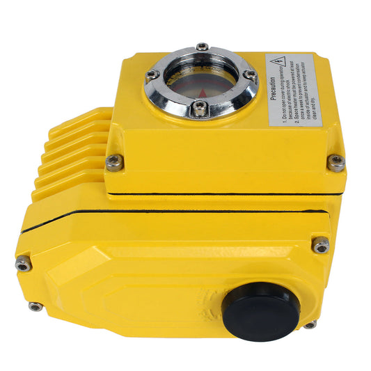 Quarter-turn electric actuator DNOVA QT 005-040 220V with feedback sensor and 4-20 mA input control signal