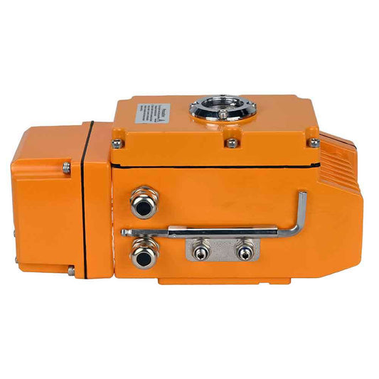 Quarter-turn electric actuator DNOVA QT 005-040 220V with feedback sensor and 0-10 V input control signal