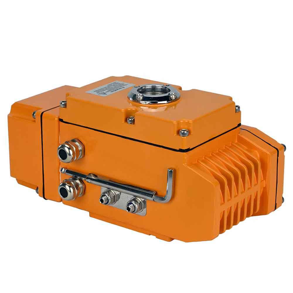 Quarter-turn electric actuator DNOVA QT 005-040 220V with feedback sensor and 0-10 V input control signal
