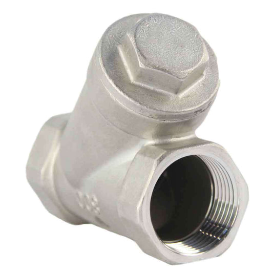 Mesh strainer DNOVA  FMY3232P-T, body material - stainless steel AISI 316,filter element material - stainless steel AISI 316, seal - PTFE