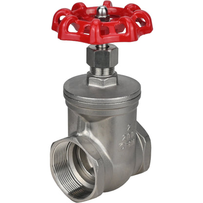 Wedge gate valve DNOVA GVWR3131M-2W-T-S, body material - stainless steel AISI 304, wedge material - stainless steel AISI 304, seal - metal, handwheel