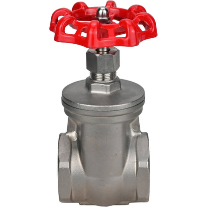 Wedge gate valve DNOVA GVWR3131M-2W-T-S, body material - stainless steel AISI 304, wedge material - stainless steel AISI 304, seal - metal, handwheel
