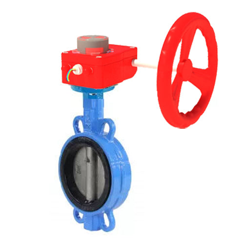Válvula de mariposa de agua DNOVA g50-g40-epdm-DNOVA-hgbf, material del cuerpo: hierro fundido GGG50, material del disco: hierro fundido GGG40, sello: EPDM, accionada por engranajes