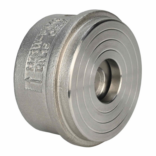 Spring check valve DNOVA VCS3232-Fb 40 bar body material - stainless steel AISI 316, locking material - stainless steel AISI 316, compact flanged