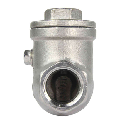Swing check valve DNOVA VC3232P-T body material - stainless steel AISI 316, closure element material - stainless steel AISI 316, seal - PTFE