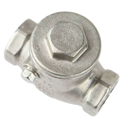 Swing check valve DNOVA VC3232P-T body material - stainless steel AISI 316, closure element material - stainless steel AISI 316, seal - PTFE