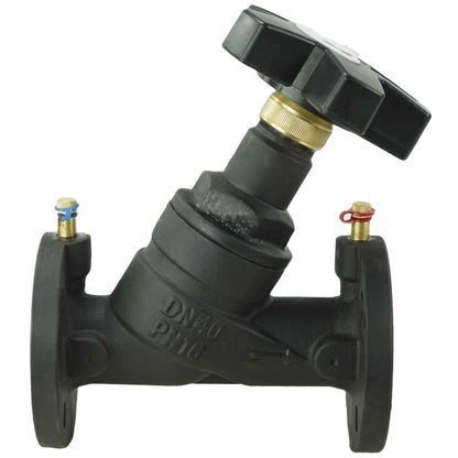 Static balancing valve DNOVA VB1331V-F PSI 232 cast iron, flanged connection with nipples
