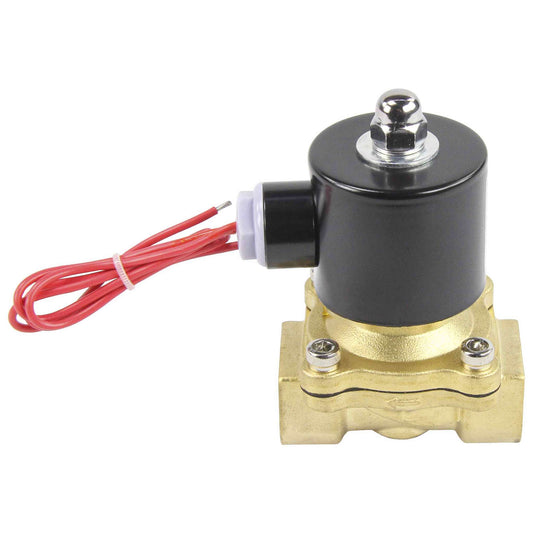 Two way normally closed direct acting electric solenoid valve DNOVA VS2W-100N-NC NBR 24V, body material - brass, seal - NBR