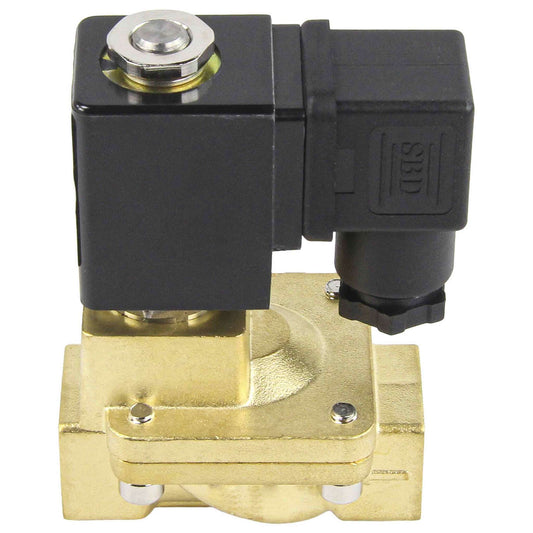 Two way normally closed indirect acting electric solenoid valve DNOVA VS2W-400E-PU-NC G EPDM 24V, body material - brass, seal - EPDM