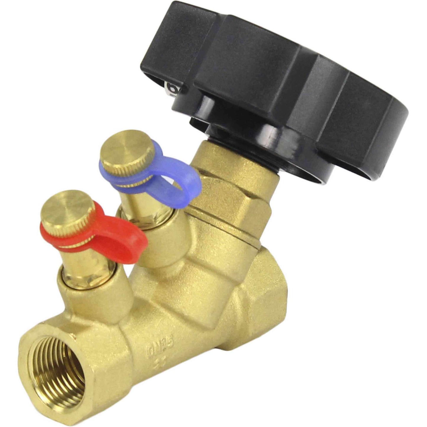 Static balancing valve DNOVA VB0000P-T 16 bar brass, Threaded connection