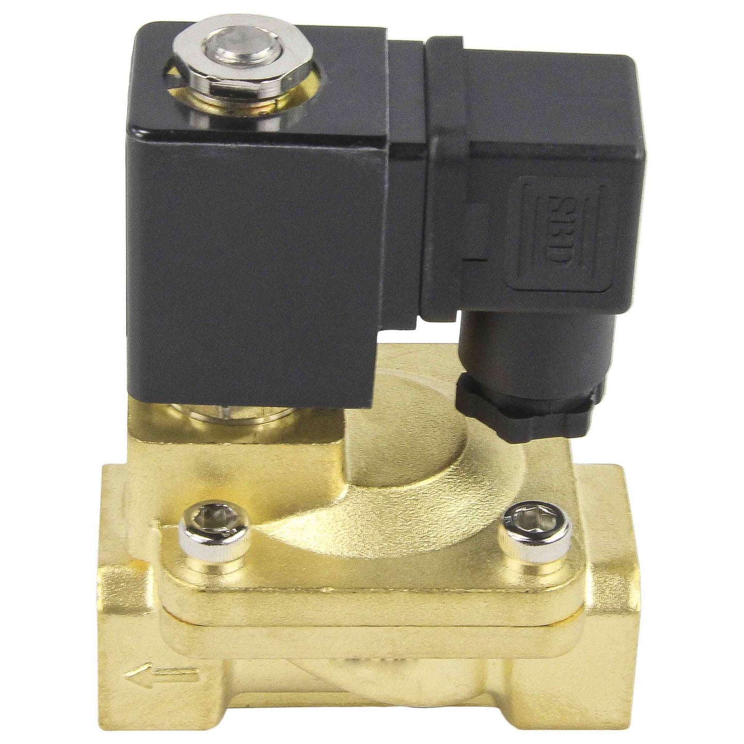 Two way normally closed indirect acting electric solenoid valve DNOVA VS2W-400E-PU-NC G EPDM 220V, body material - brass, seal - EPDM