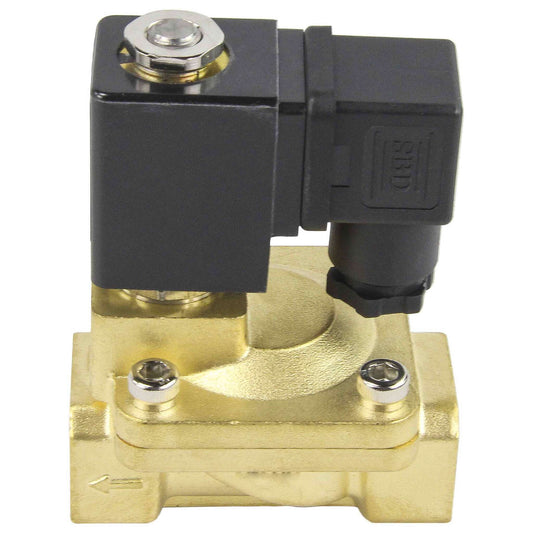 Two way normally closed indirect acting electric solenoid valve DNOVA VS2W-400E-PU-NC G EPDM 220V, body material - brass, seal - EPDM