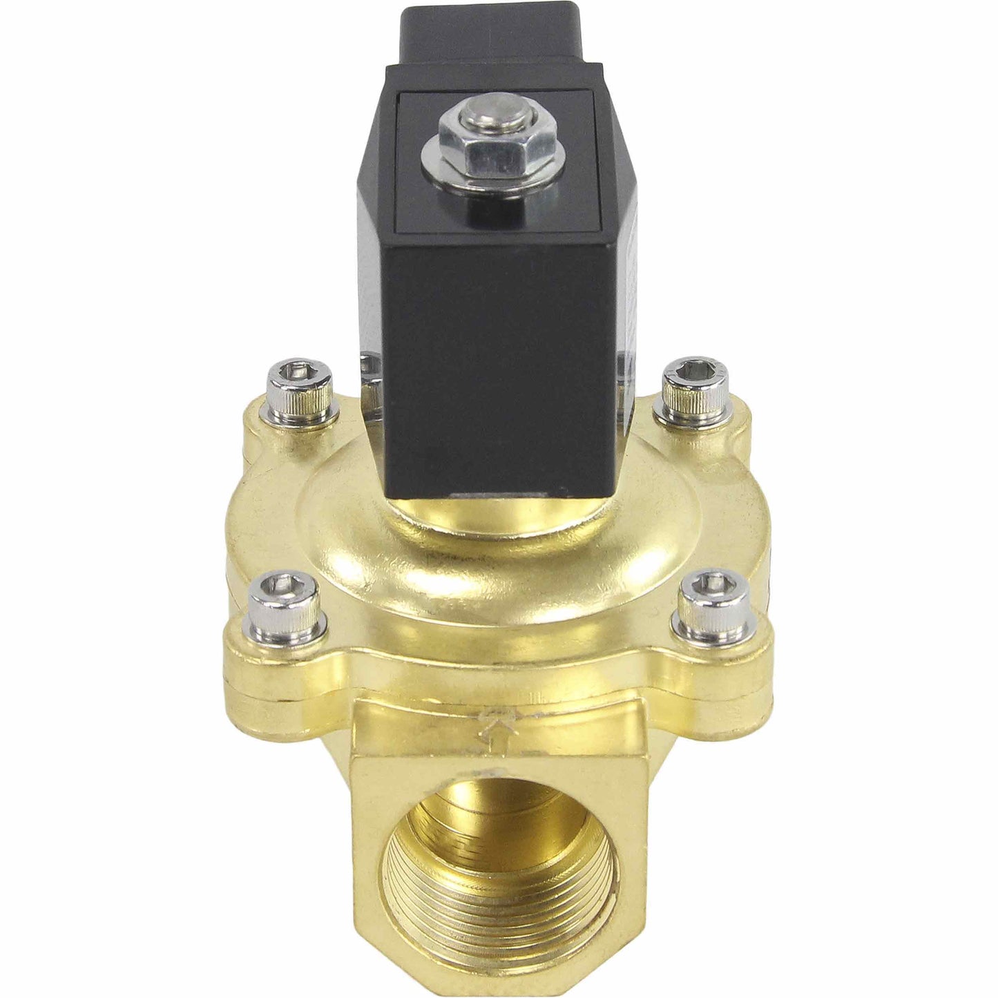 Two way normally closed direct acting electric solenoid valve DNOVA VS2W-200N-NC NBR 220V, body material - brass, seal - NBR