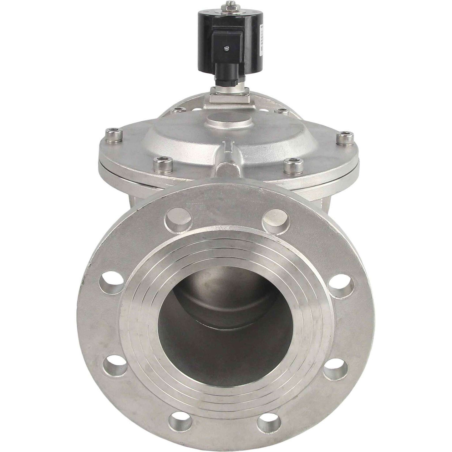 Two way normally closed indirect acting electric solenoid valve DNOVA VSF-601V-PU-NC VITON 110/220V, body material - stainless steel AISI 304, seal - Viton