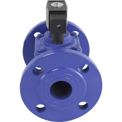 Two way normally closed indirect acting electric solenoid valve DNOVA VSF-602E-PU-NC EPDM 110/220V, body material - cast iron, seal - EPDM