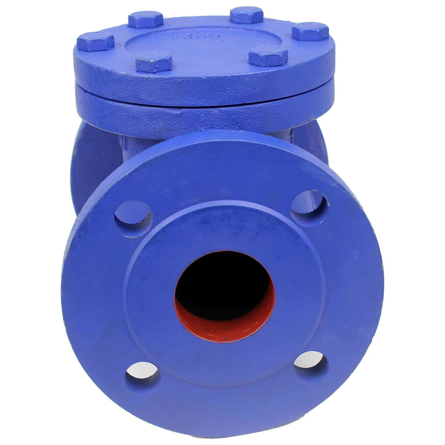 Swing check valve DNOVA 302A, body material - cast iron GG25, closure element material - stainless steel AISI 420, seal - stainless steel
