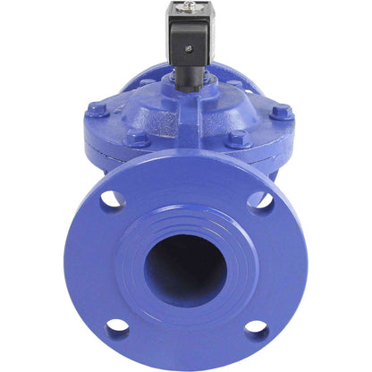 Two way normally closed indirect acting electric solenoid valve DNOVA VSF-602N-PU-NC NBR 220V, body material - cast iron, seal - NBR
