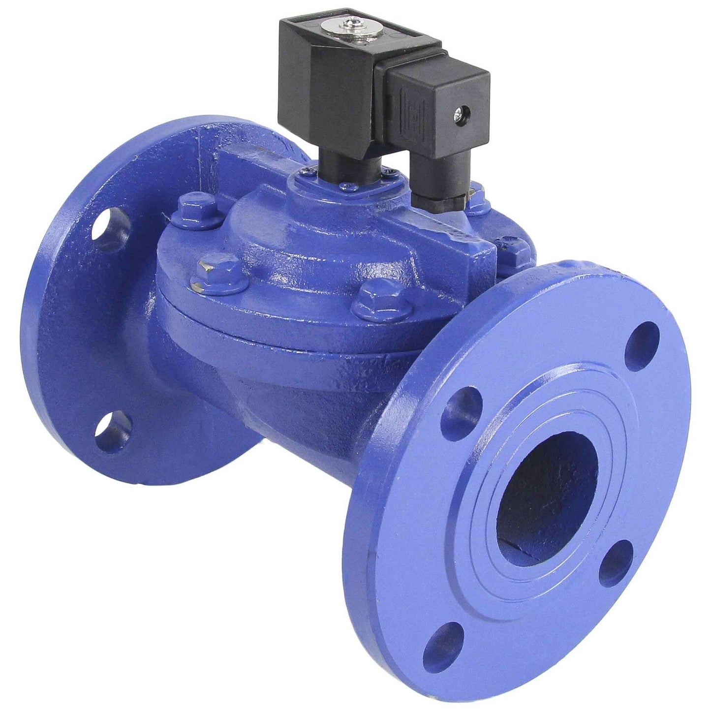 Two way normally closed indirect acting electric solenoid valve DNOVA VSF-602E-PU-NC EPDM 24V, body material - cast iron, seal - EPDM