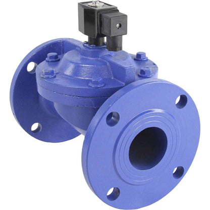 Two way normally closed indirect acting electric solenoid valve DNOVA VSF-602N-PU-NC NBR 220V, body material - cast iron, seal - NBR