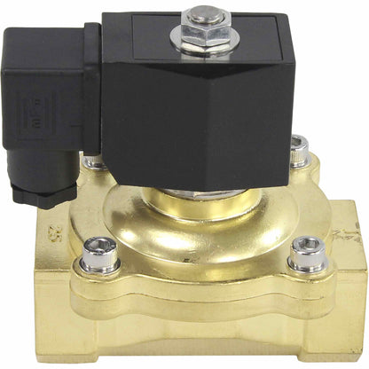 Two way normally closed direct acting electric solenoid valve DNOVA VS2W-200N-NC NBR 220V, body material - brass, seal - NBR