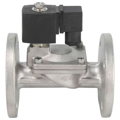 Two way normally closed indirect acting electric solenoid valve DNOVA VSF-601E-PU-NC EPDM 220V, body material - stainless steel AISI 304, seal - EPDM