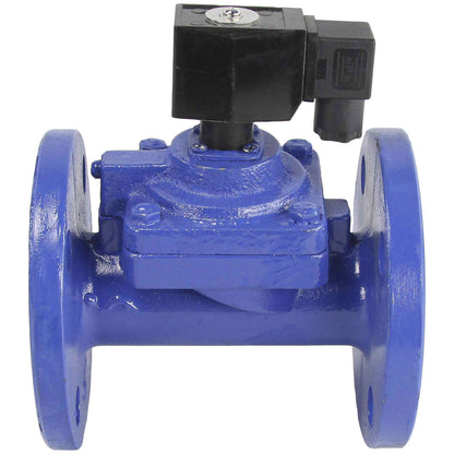Two way normally closed indirect acting electric solenoid valve DNOVA VSF-602E-PU-NC EPDM 110/220V, body material - cast iron, seal - EPDM